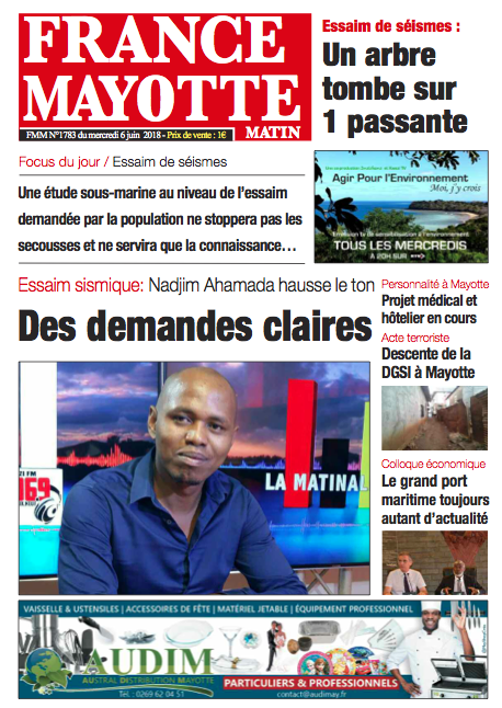 France Mayotte Mercredi 6 juin 2018