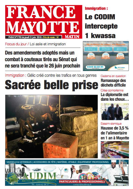 France Mayotte Jeudi 21 juin 2018