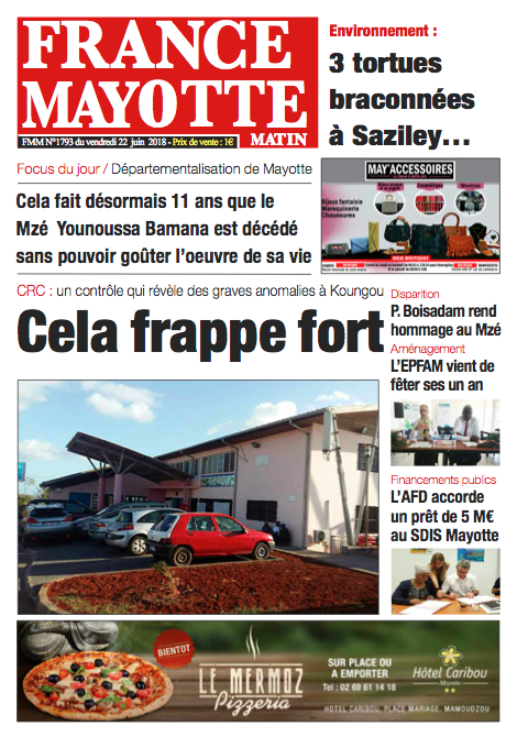 France Mayotte Vendredi 22 juin 2018