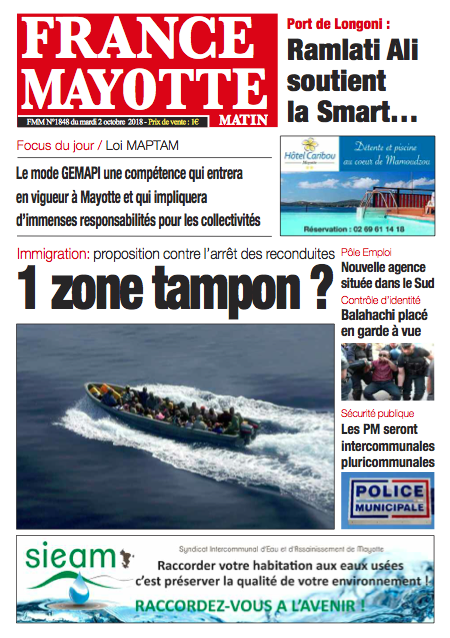 France Mayotte Mardi 2 octobre 2018