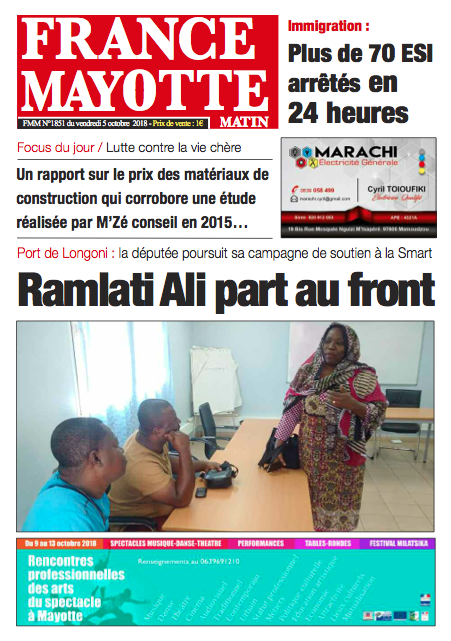 France Mayotte Vendredi 5 octobre 2018