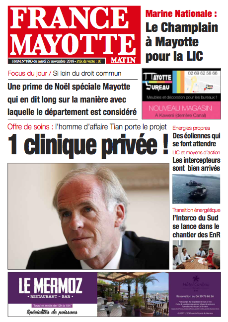 France Mayotte Mardi 27 novembre 2018