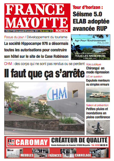France Mayotte Mercredi 28 novembre 2018