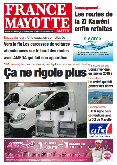 France Mayotte Jeudi 6 décembre 2018