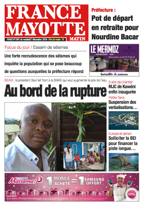 France Mayotte Vendredi 7 décembre 2018