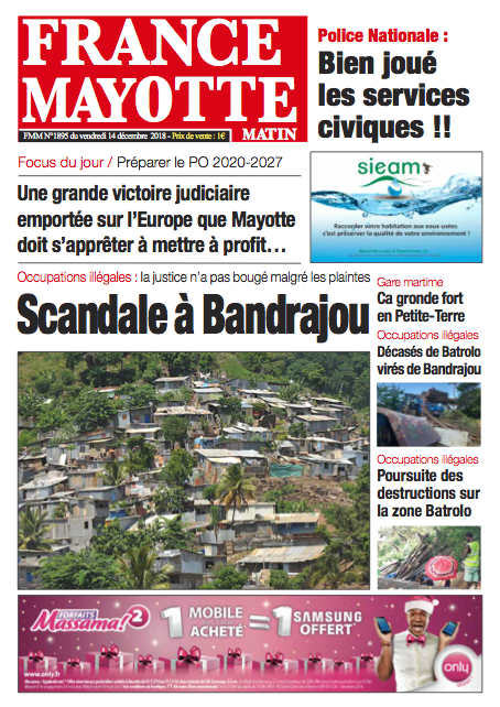 France Mayotte Vendredi 14 décembre 2018