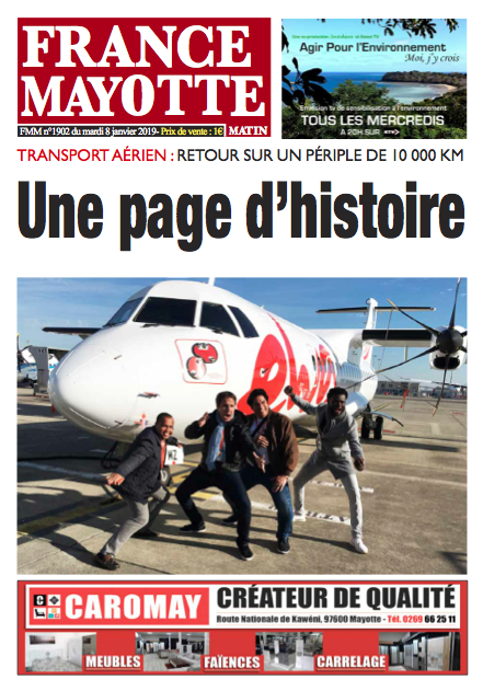 France Mayotte Mardi 8 janvier 2019