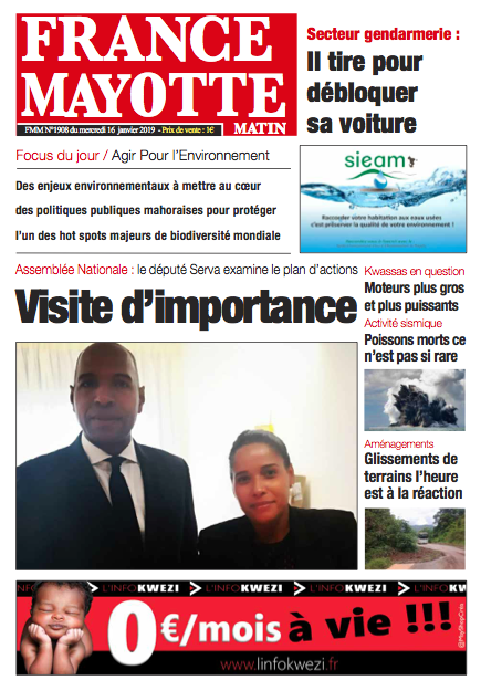 France Mayotte Mercredi 16 janvier 2019