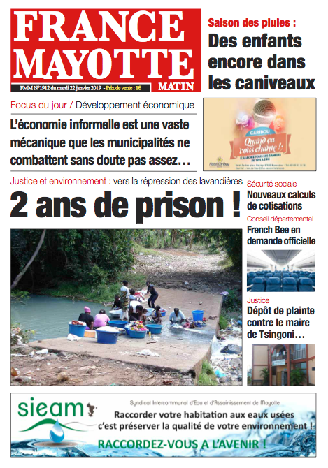 France Mayotte Mardi 22 janvier 2018