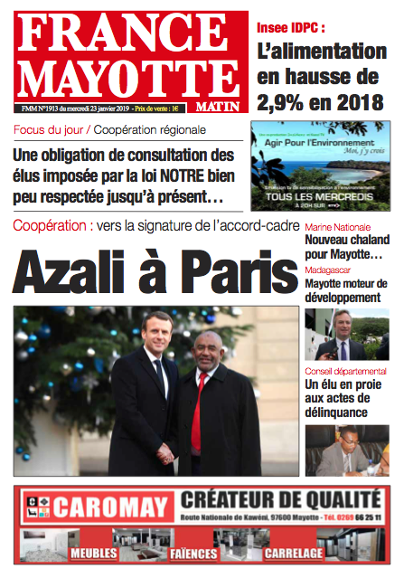 France Mayotte Mercredi 23 janvier 2019