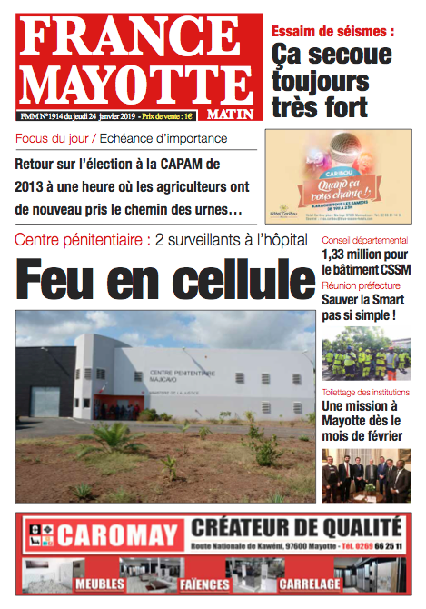 France Mayotte Vendredi 25 janvier 2019