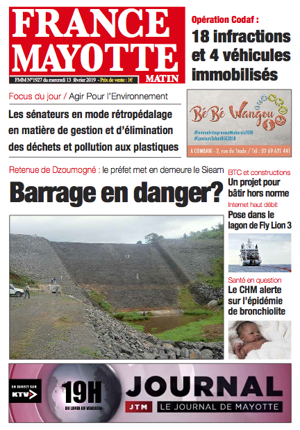 France Mayotte Mercredi 13 février 2019
