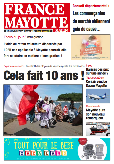 France Mayotte Jeudi 21 mars 2018