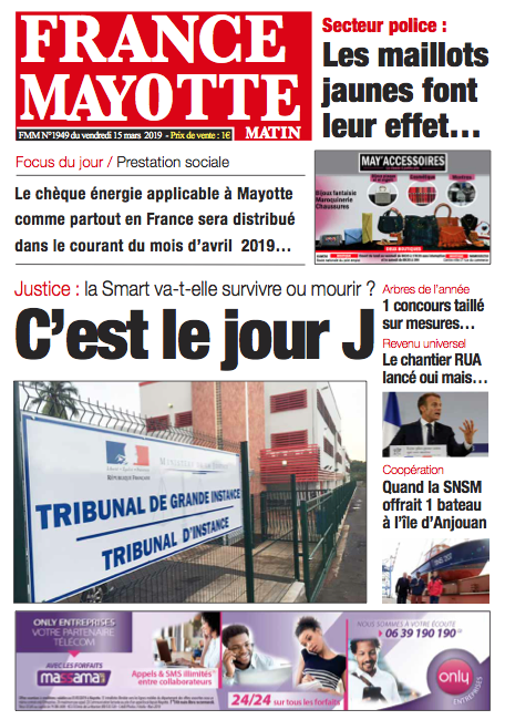 France Mayotte Vendredi 15 mars 2019