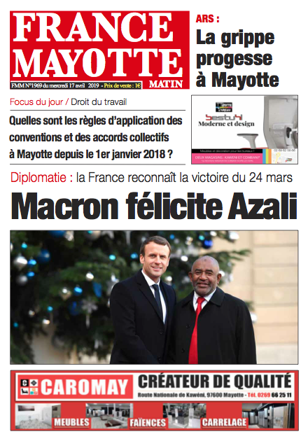 France Mayotte Mercredi 17 avril 2019