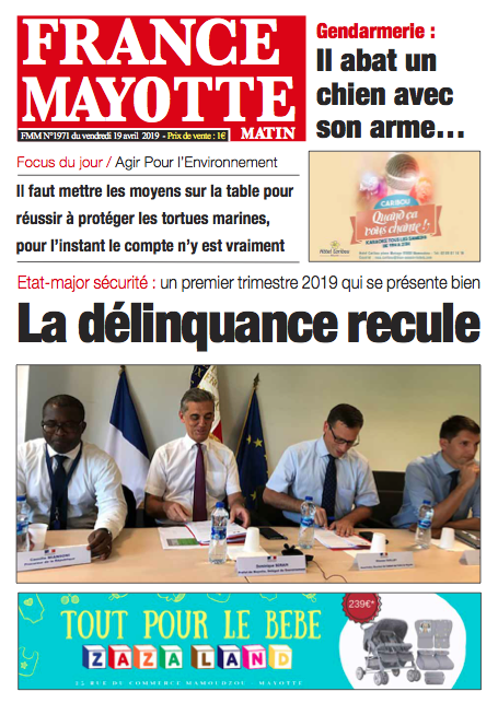 France Mayotte Vendredi 19 avril 2019
