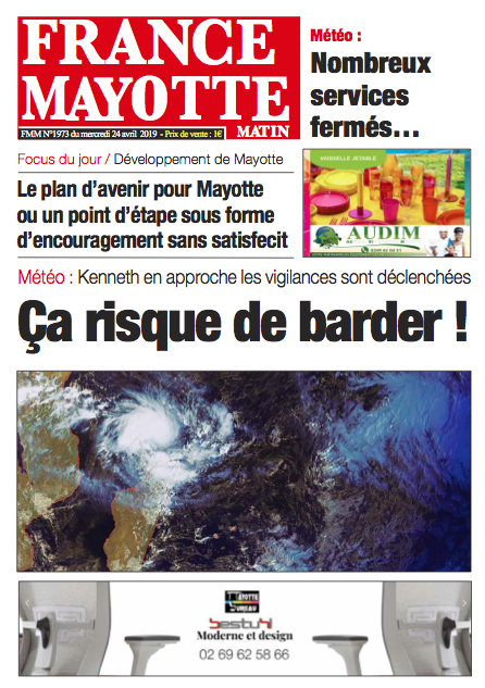 France Mayotte Mercredi 24 avril 2019