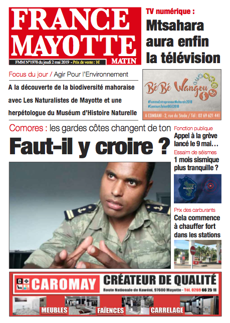 France Mayotte Jeudi 2 mai 2019