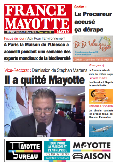 France Mayotte Lundi 13 mai 2019