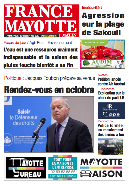 France Mayotte Mardi 14 mai 2019