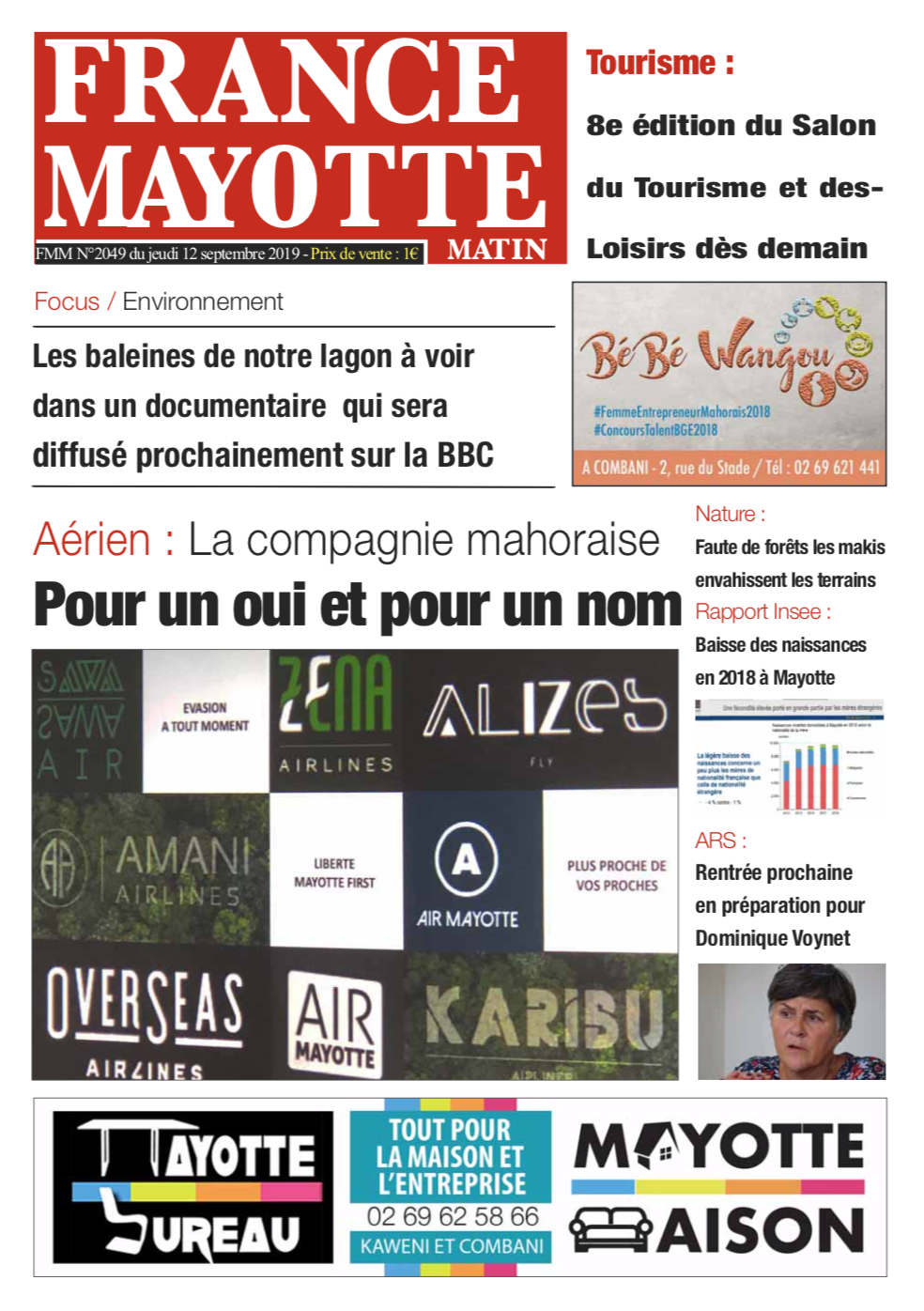 France Mayotte Jeudi 12 septembre 2019
