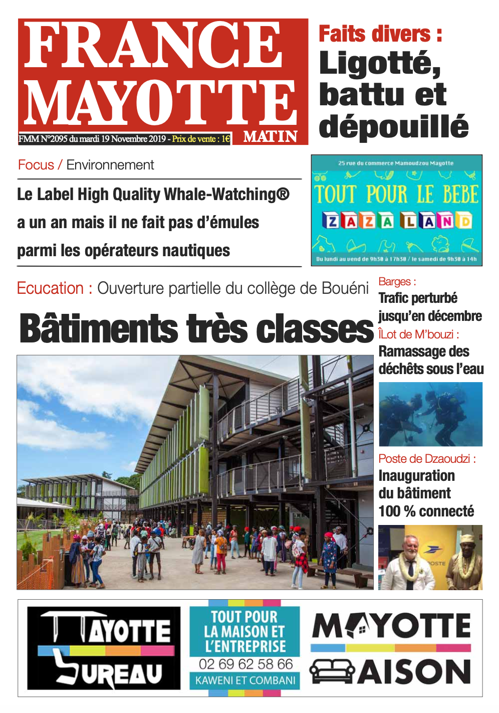 France Mayotte Mardi 19 novembre 2019