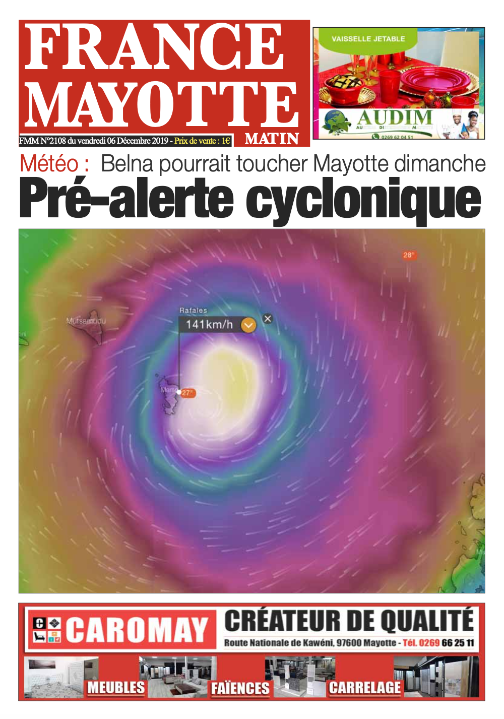 France Mayotte Vendredi 6 décembre 2019