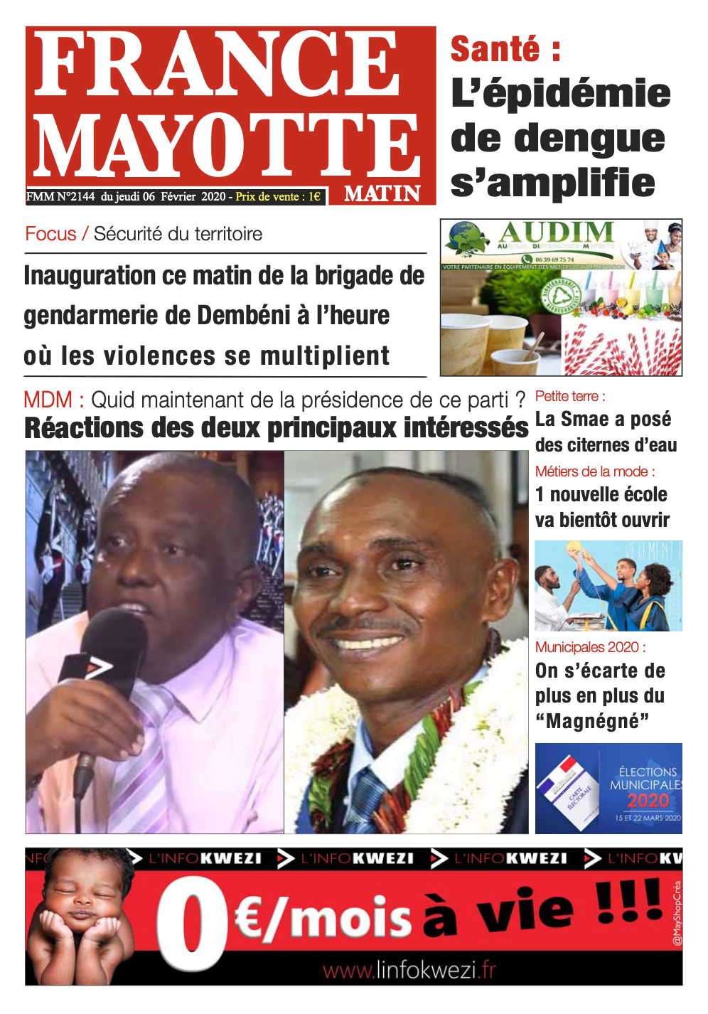 France Mayotte Jeudi 6 février 2020