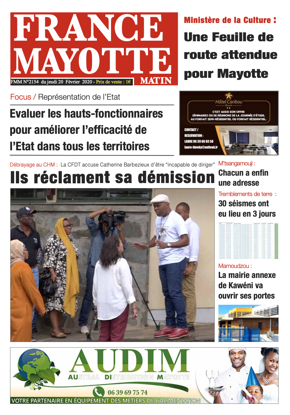 France Mayotte Jeudi 20 février 2020