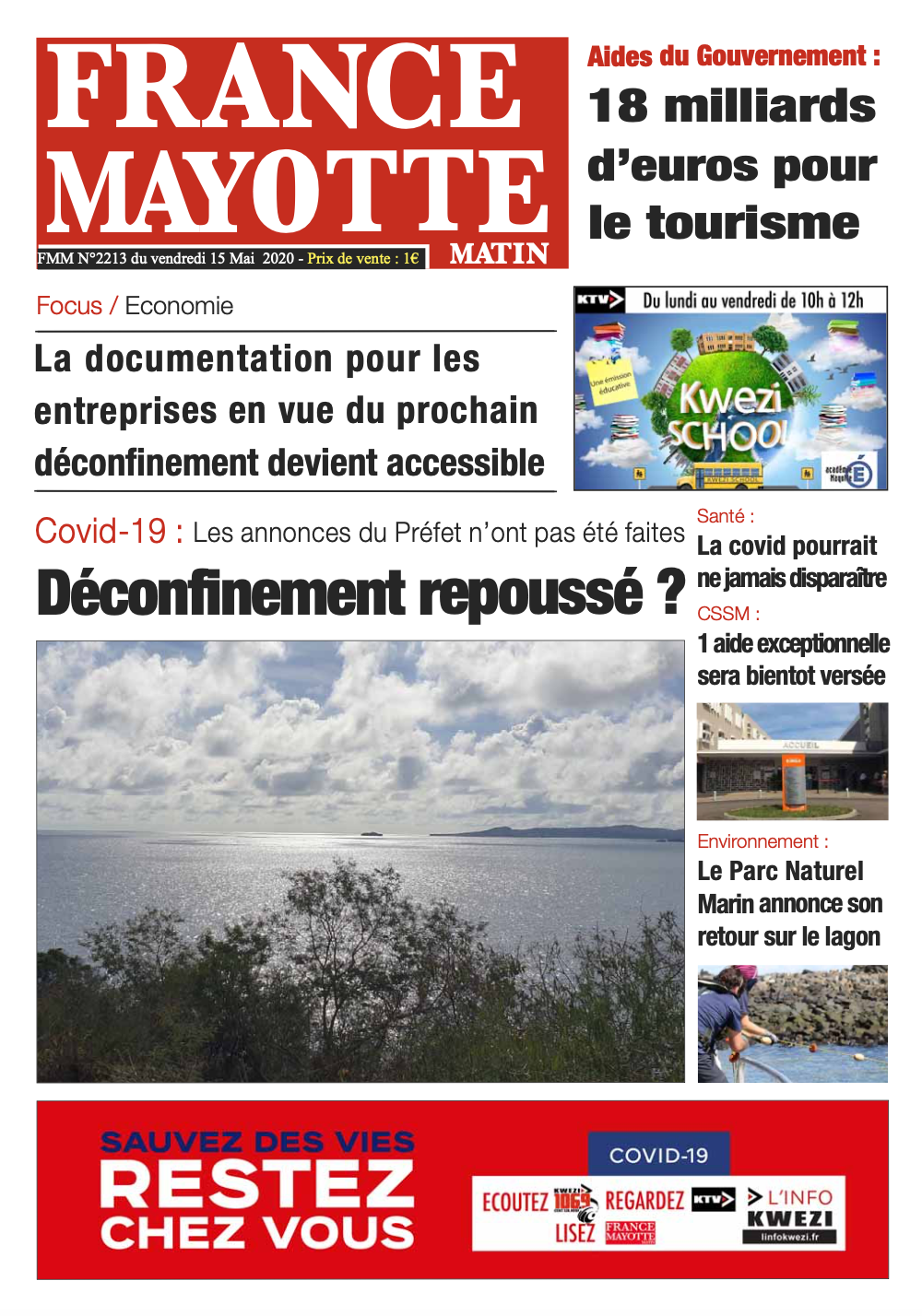 France Mayotte Vendredi 15 mai 2020