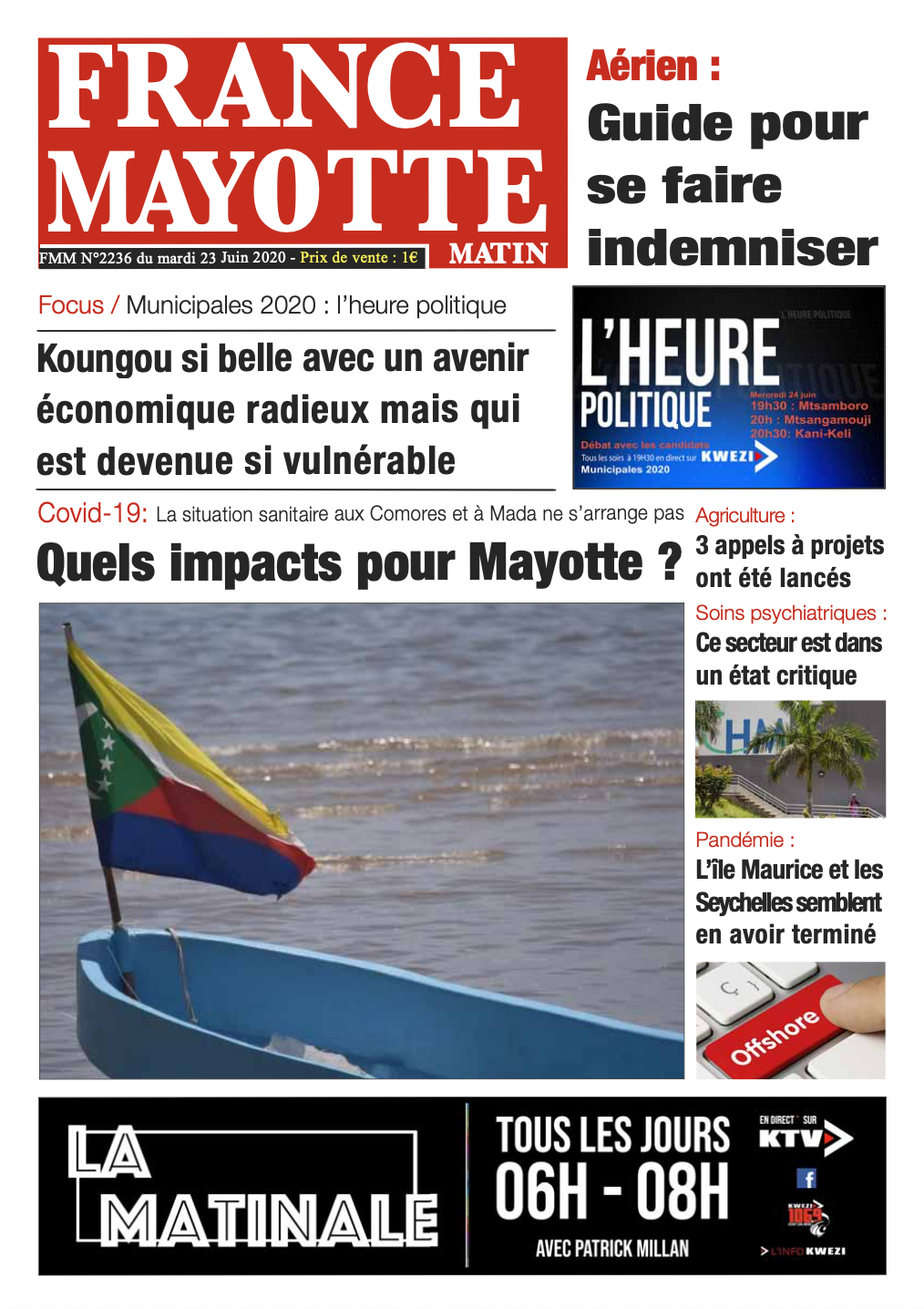 France Mayotte Mercredi 24 juin 2020