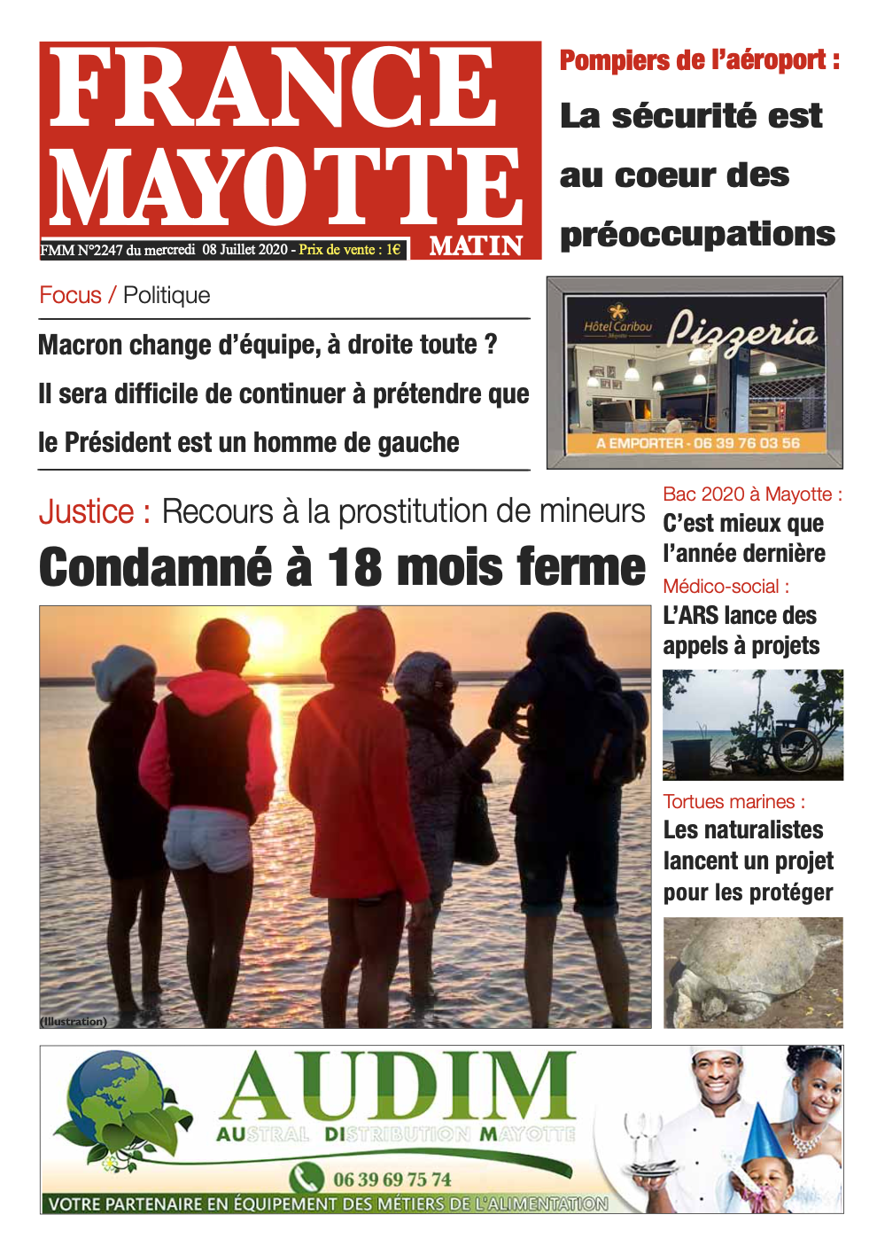 France Mayotte Mercredi 8 juillet 2020