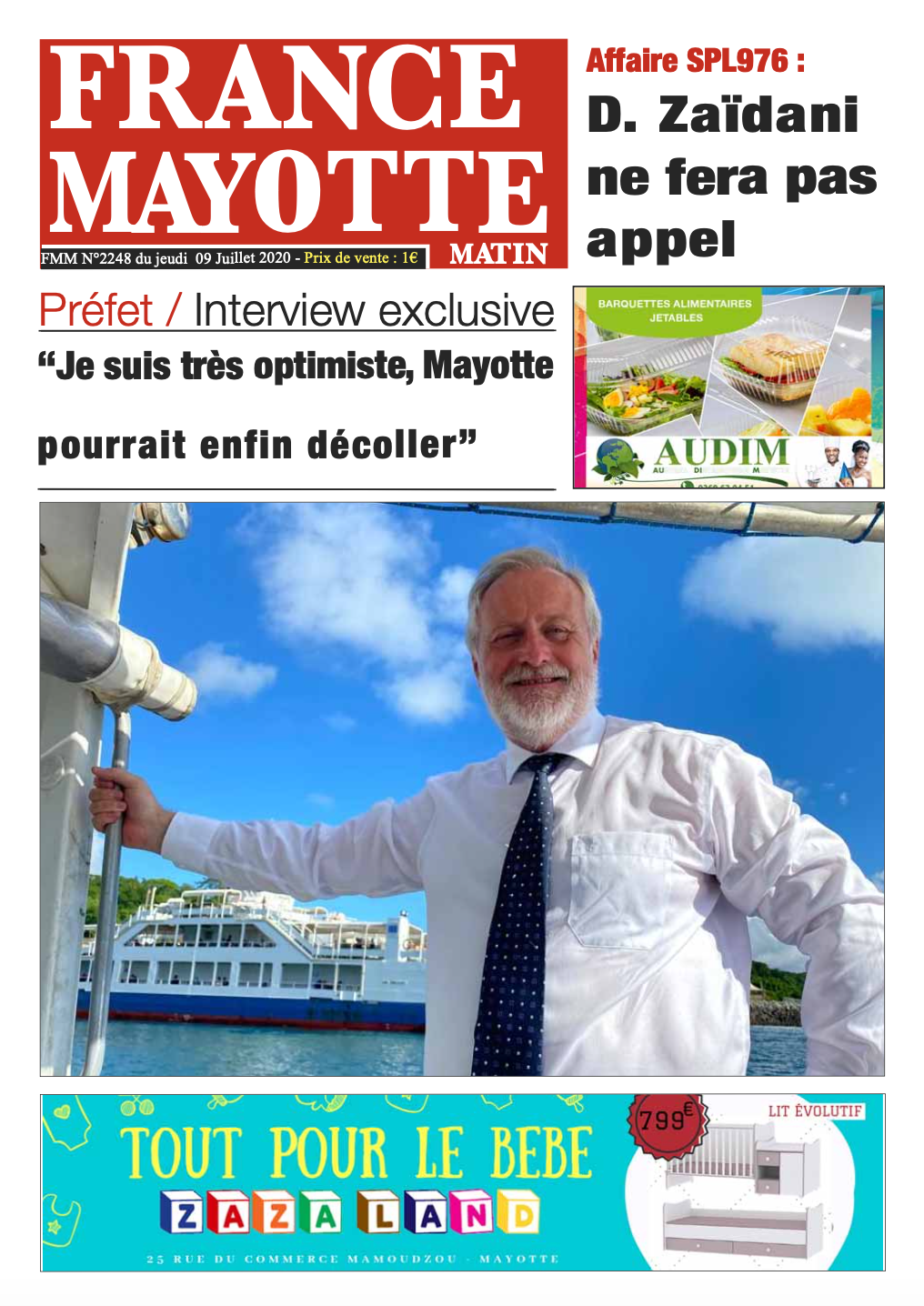 France Mayotte Jeudi 9 juillet 2020