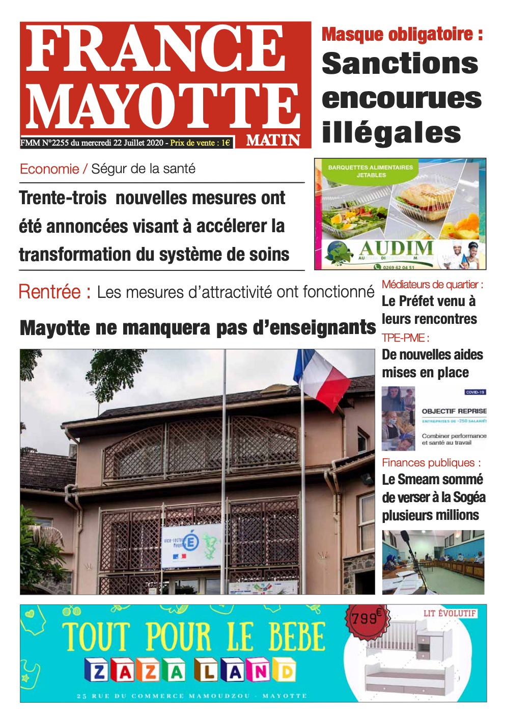 France Mayotte Mercredi 22 juillet 2020