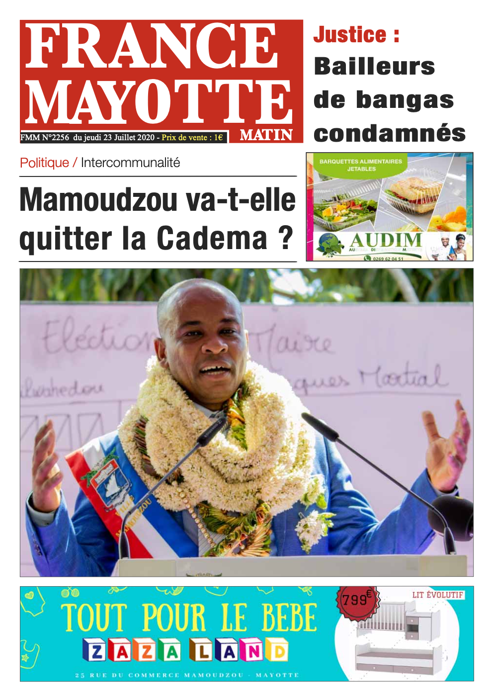 France Mayotte Jeudi 23 juillet 2020