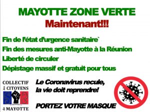 Le collectif des citoyens de Mayotte écrit aux autorités pour demander la liberté de circuler
