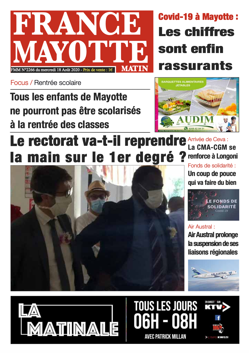 France Mayotte Mercredi 19 août 2020