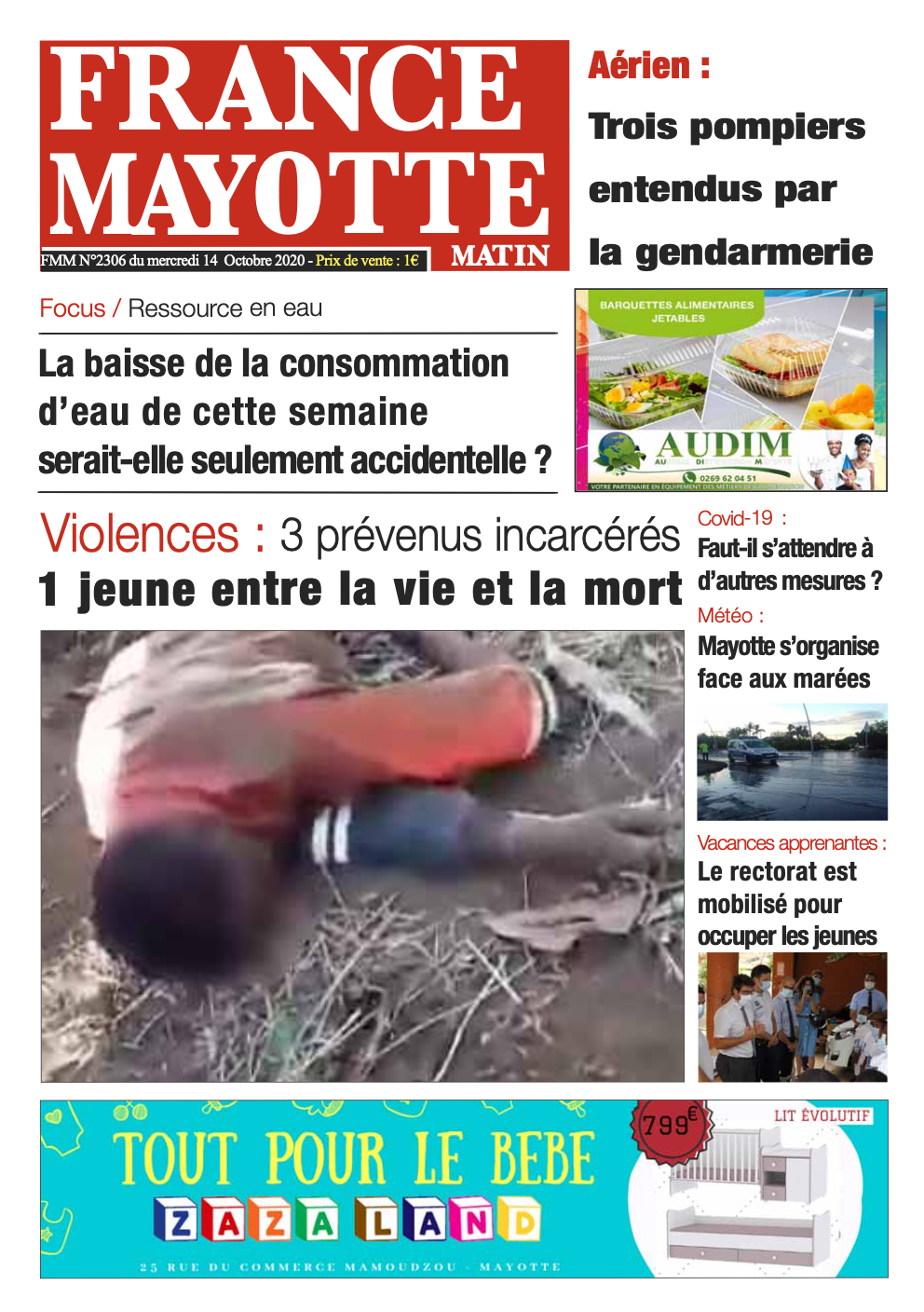 France Mayotte Mercredi 14 mars 2020