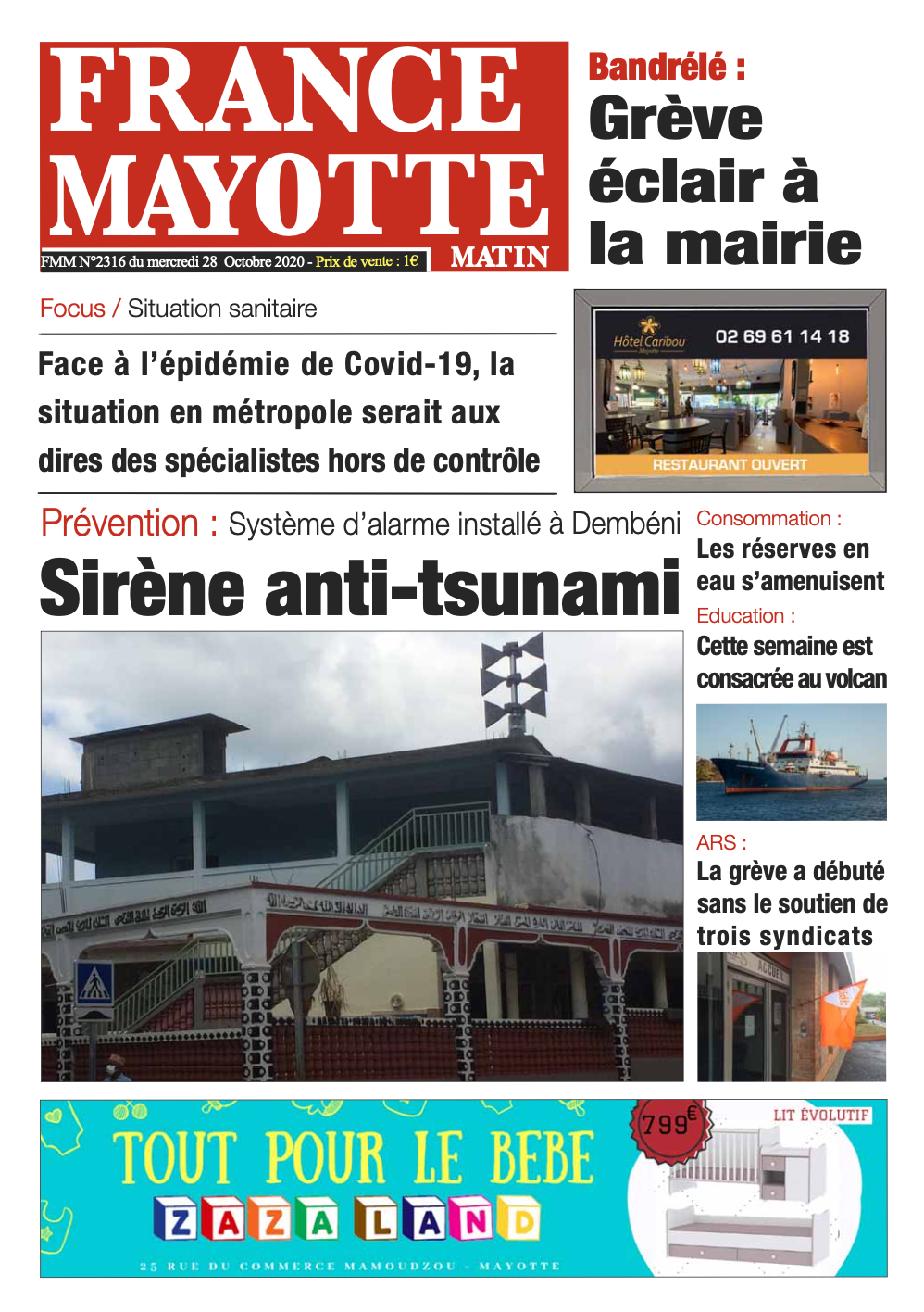 France Mayotte Mercredi 28 octobre 2020