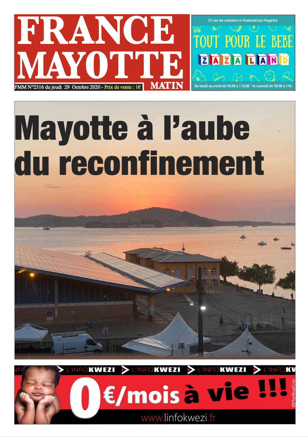 France Mayotte Jeudi 29 octobre 2020