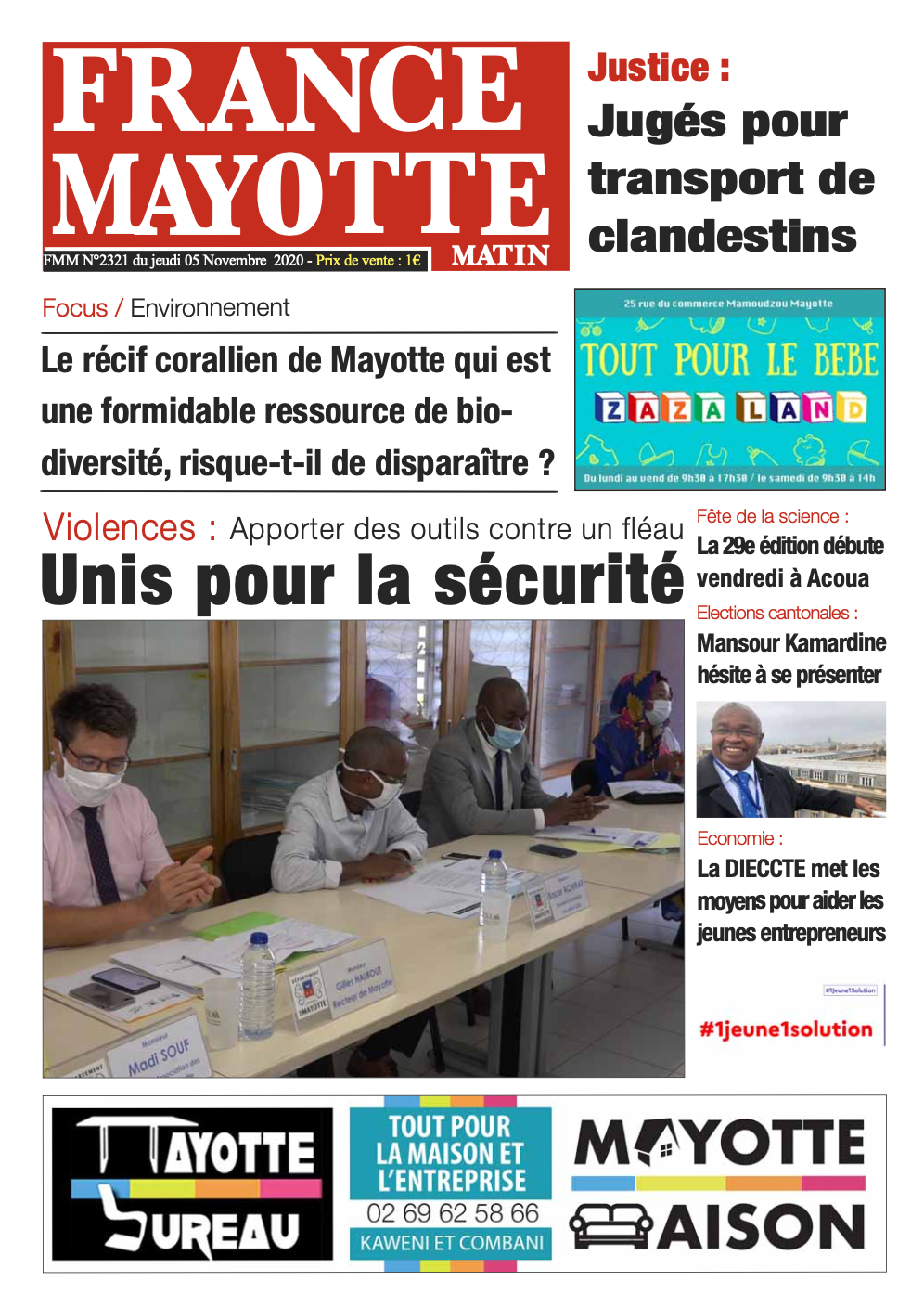 France Mayotte Jeudi 5 novembre 2020