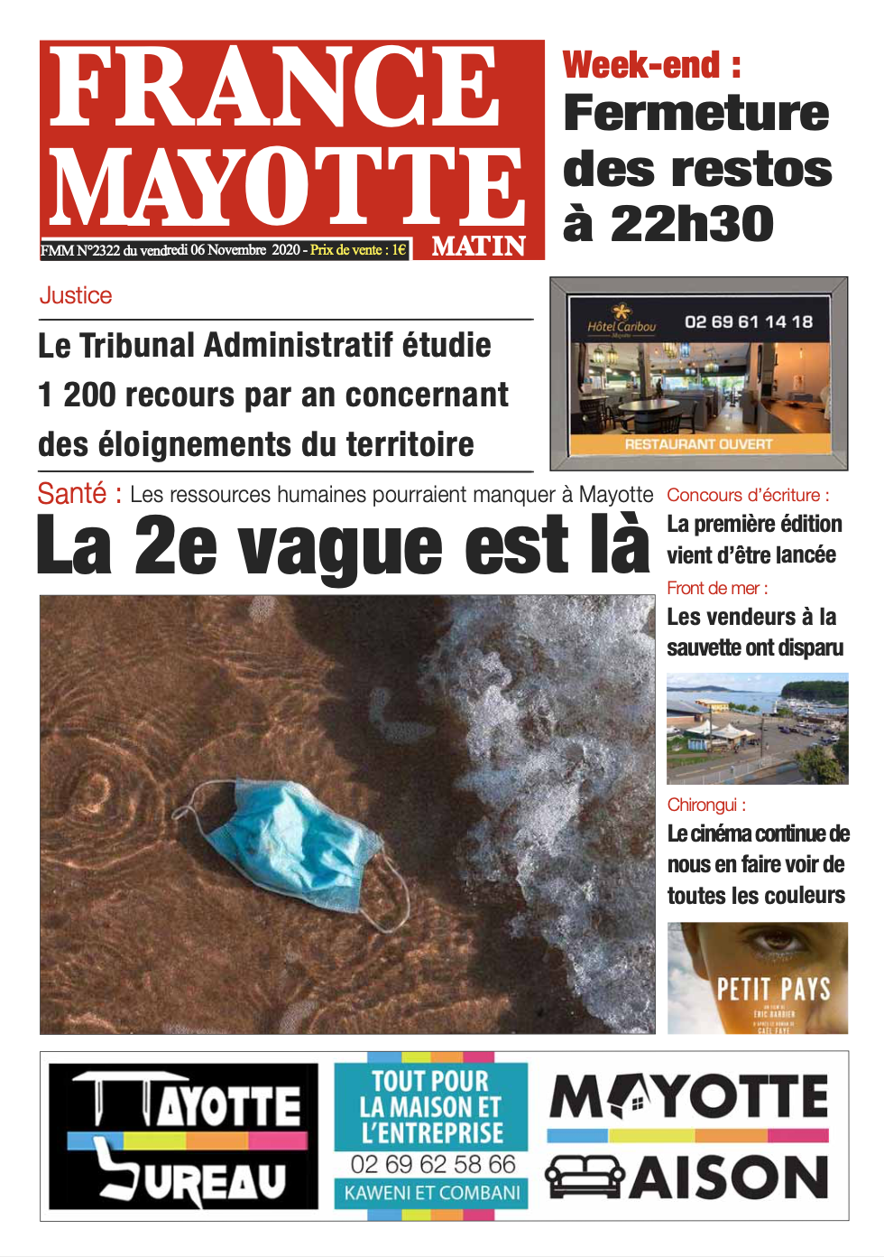 France Mayotte Vendredi 6 novembre 2020