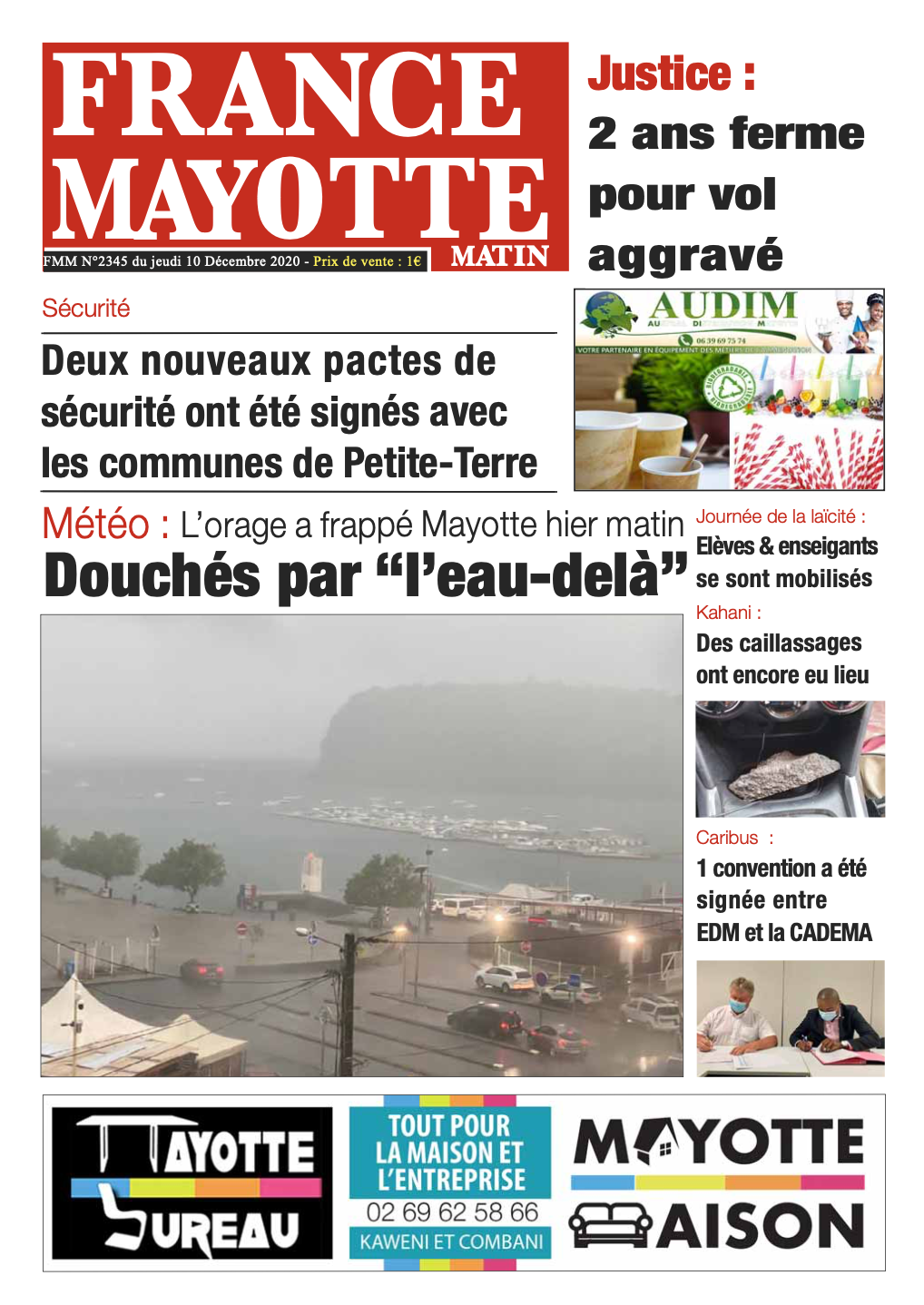 France Mayotte Jeudi 10 décembre 2020