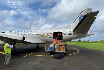 La compagnie comorienne Int’Air Îles livre du matériel médical à Moheli