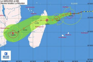 La tempête tropicale Éloïse va passer au sud de Mayotte