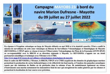 Une nouvelle campagne de surveillance à bord du navire océanographique le «Marion Dufresne»
