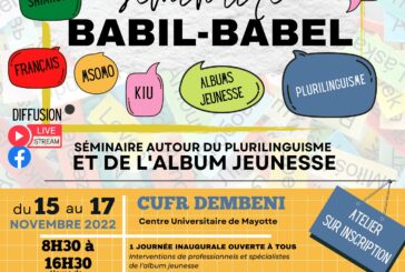 L’Agence Régionale du Livre et de la Lecture de Mayotte organise le séminaire Babil-Babel autour du plurilinguisme et l’album jeunesse