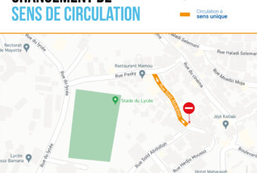 Modification du sens de circulation de la rue Saïd Abdallah à Mamoudzou dès le 17 juillet