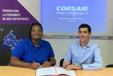 Partenariat Corsair-Medef : des billets d’avion à prix avantageux pour les 90 entreprises adhérentes au Medef ￼