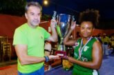 Les joueuses du Magic Basket  de Passamainty championnes de Mayotte